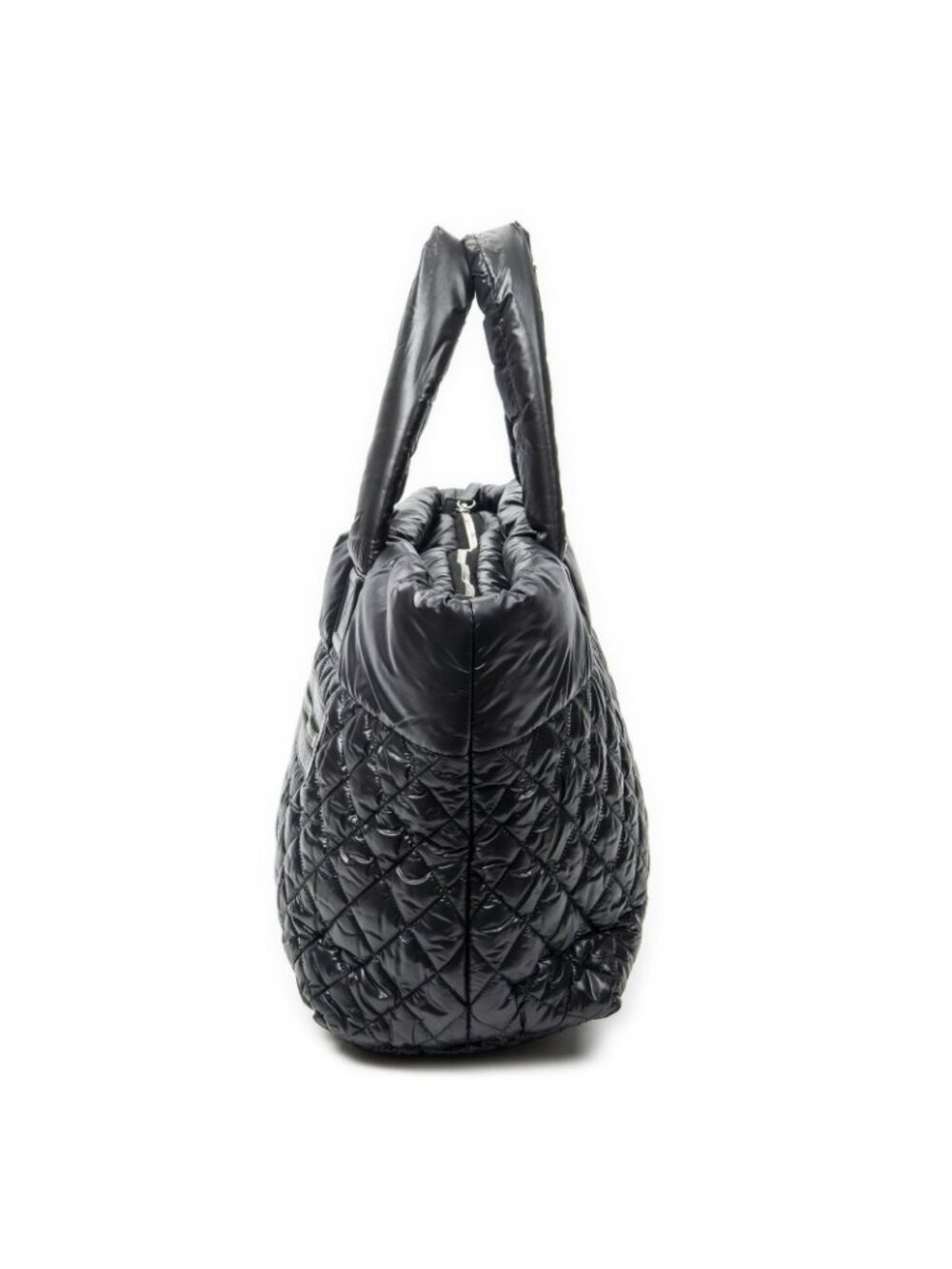 Chanel Coco Reversible Tote Black Quilted Nylon Canvas - Picture 3 of 11